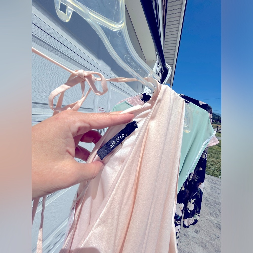 Soft pink Ark & co. Romper or cover up size small